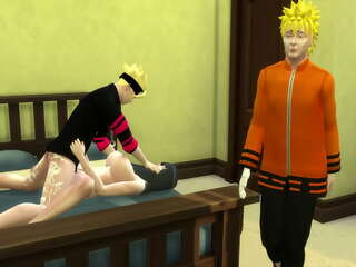 The Naruto Series Tells Hinata About Masturbation And She Comes Alone And They Both Fuck Her Well Dora In The Ass As She Likes
